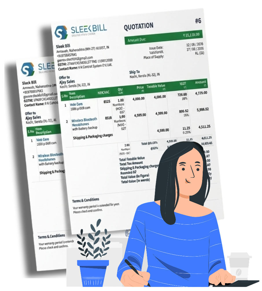 Professional Quotation Templates - Sleek Bill